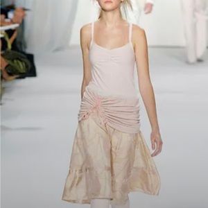 Marc by Marc Jacobs Pink Grey Strapless Dress